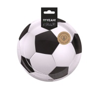 Platos de fútbol balón de 23 cm - 6 unidades