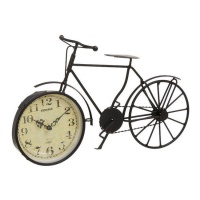 Reloj de mesa bicicleta negra vintage - DCasa