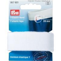 Cinta elástica de 2,5 cm de tira de Y - Prym - 1 m