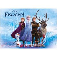 Oblea comestible de Frozen de 14,8 x 21 cm - Dekora