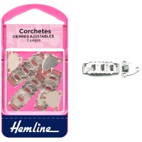 Corchetes de cierres ajustables - Hemline - 3 pares