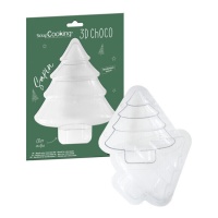 Molde 3D de árbol de Navidad para chocolate - Scrapcooking