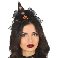 Sombrero de bruja mini calabaza