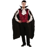 Disfraz de vampiro elegante nocturno para hombre