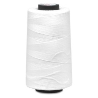 Hilo de coser 100% poliester blanco - Fildor - 5000 m