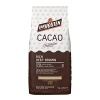 Cacao en polvo de Rich Deep Brown de 1 kg - Van Houten