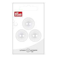 Botones blancos de 2,3 cm con dos agujeros - Prym - 3 unidades