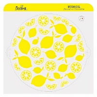 Stencil de limones de 25 cm