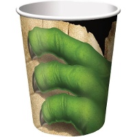 Vasos de Garras Dinosaurios de 266 ml - 8 unidades