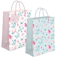 Bolsa regalo de 23 x 18 cm de Mariposas - 1 unidad
