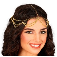 Cinta dorada metálica