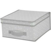 Caja de 30 x 28 x 15 cm plegable para ropa estrellas