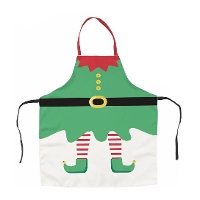 Delantal de Elfo navideño