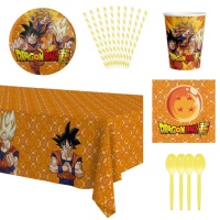 Pack para fiesta de Dragon Ball - 8 personas