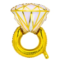 Globo de anillo para boda de 60 x 95 cm - PartyDeco
