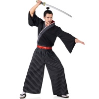 Disfraz de Samurai negro para hombre