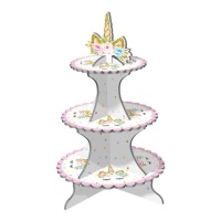 Soporte para cupcakes de Unicornios