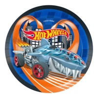 Platos de Hot Wheels de 18 cm - 8 unidades