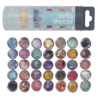 Set de lentejuelas y cuentas - Artis decor - 1 pack
