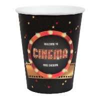 Vasos de Hollywood cinema de 270 ml - 8 unidades