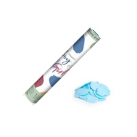 Cañón de confetti de baby shower niño de 30 cm