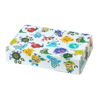 Caja de 23,5 x 16 x 5 cm de monstruos