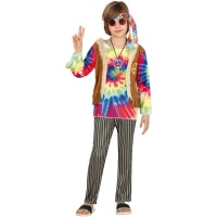 Disfraz de hippie flower para niño