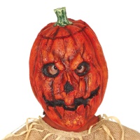 Máscara de calabaza siniestra