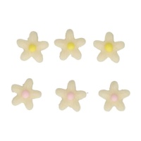 Figuras de mazapán de crisantemos - FunCakes - 30 unidades