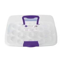 Porta tartas rectangular con base reversible de 32,5 cm - Wilton