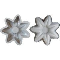 Molde de silicona con forma de estrella de 24,8 x 24,2 x 5,1 cm - Decora