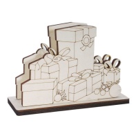Servilletero de bodegón de regalos de 19 x 13 x 6 cm - Artis decor