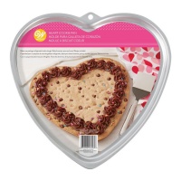 Molde para galletas de corazón de 28,75 x 26,25 x 1,9 cm - Wilton