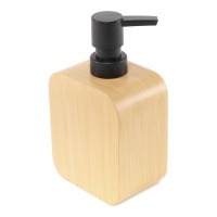 Dispensador de jabón efecto madera de 16,5 cm