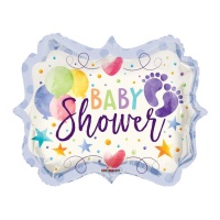 Globo de Baby Shower con pies de bebe de 45,7 cm