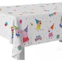 Mantel de Peppa Pig de 1,80 x 1,20 m