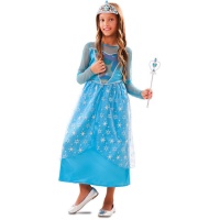 Disfraz de princesa de hielo para niña