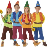 Disfraz de enanito de colores infantil