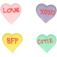 Figuras de azúcar de Love Notes - 8 unidades