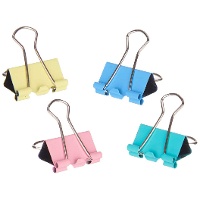 Pinzas clip color pastel medianas - 5 unidades