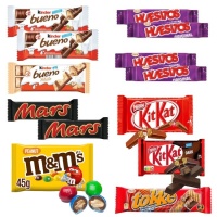 Pack de snacks de chocolate - 14 unidades