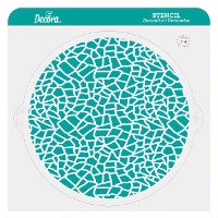 Stencil de textura de 25 cm