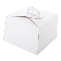 Caja para tarta blanca Rio de 26 cm - Pastkolor