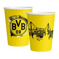 Vasos de BVB Dortmund de 500 ml - 6 unidades