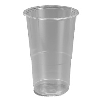 Vasos de 600 ml de plástico transparente - 5 unidades