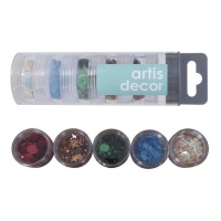 Set de lentejuelas y cuentas de Navidad - Artis decor - 1 pack