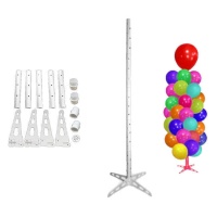 Columna para globos con base triangular de 1,75 m - 14 piezas - Liragram