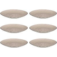 Plato de 27 cm espiral llano - 6 unidades