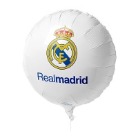 Globo de Real Madrid blanco de 45 cm