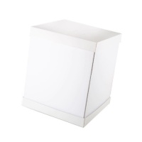 Caja para tarta cuadrada Lisboa de 35 x 35 x 40 cm - Pastkolor - 1 unidad